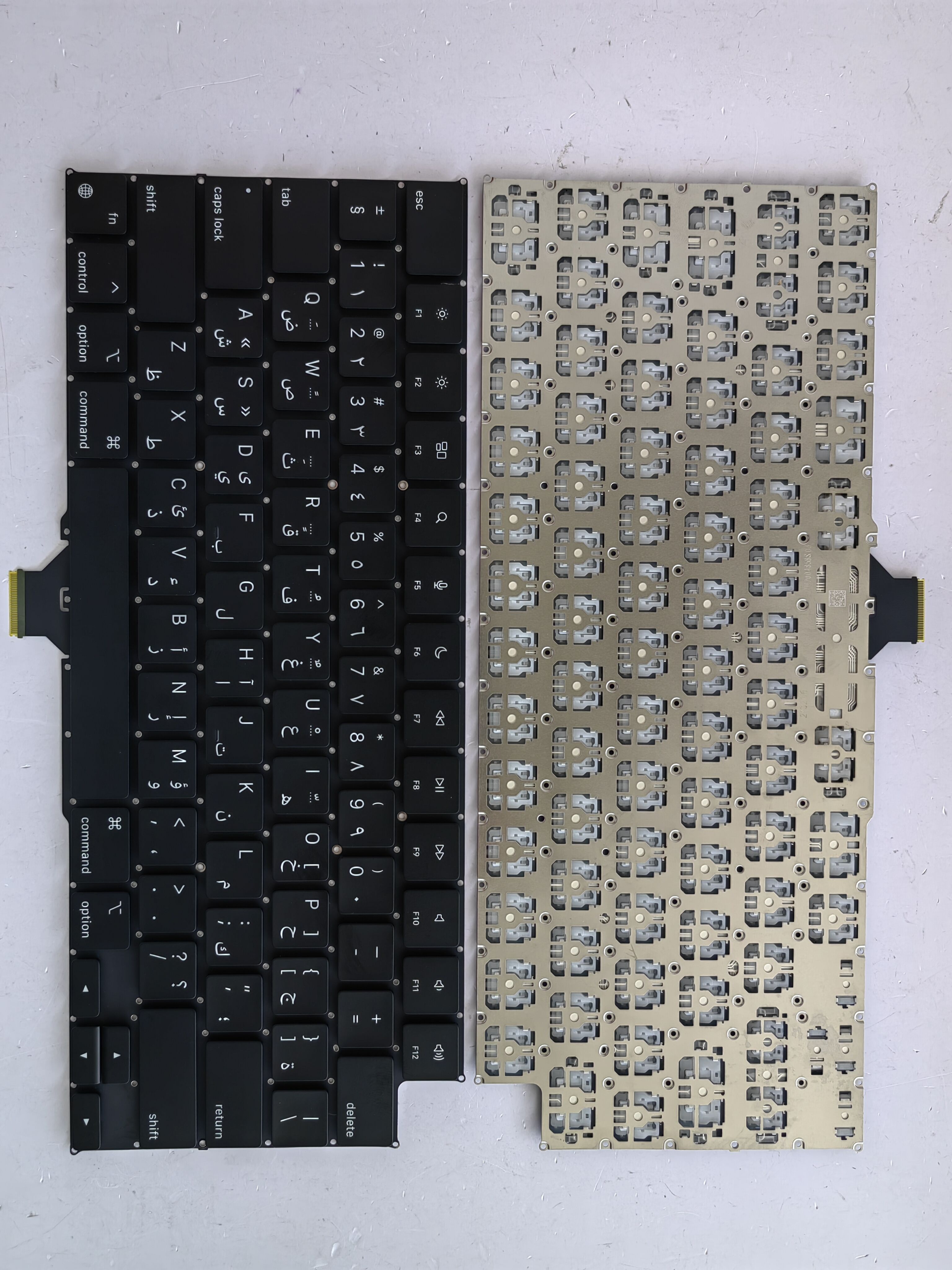 Picture of New Replacement Laptop Keyboard For APPLE A2485 small carriage return/A2442/A2779/A2780/A2918/A2991/A2992 BLACK AR Layout